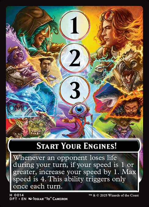 Start Your Engines! // Max Speed – Aetherdrift Tokens (TDFT-14) Magic: The Gathering card | LC-REM-20260804-15339671224652-82613de6-ed37-48c1-8d2f-d91a3f496794 Image principale du produit