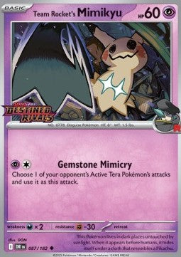 Team Rocket's Mimikyu - Destined Rivals: Additionals (Promo) [xDRI-087] Hover Image