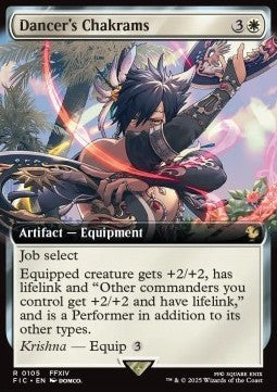 Dancer's Chakrams - Commander: Magic: The Gathering - FINAL FANTASY: Extras (Rare) [XFIC-105] Hover Image