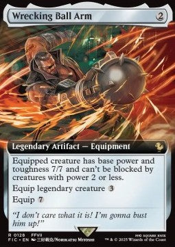 Wrecking Ball Arm - Commander: Magic: The Gathering - FINAL FANTASY: Extras (Rare) [XFIC-128] Image principale du produit