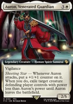 Auron, Venerated Guardian - Commander: Magic: The Gathering - FINAL FANTASY: Extras (Rare) [XFIC-130]