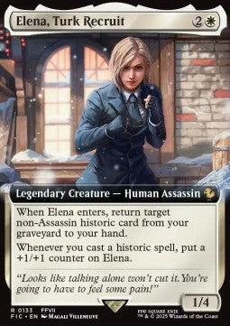 Elena, Turk Recruit - Commander: Magic: The Gathering - FINAL FANTASY: Extras (Rare) [XFIC-133] Hover Image