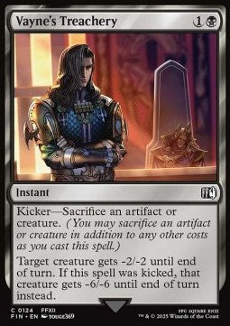 Vayne's Treachery - Magic: The Gathering - FINAL FANTASY (Common) [FIN-124] Hauptbild