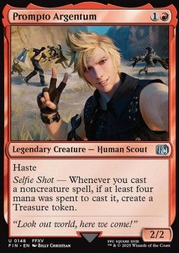 Prompto Argentum - Magic: The Gathering - FINAL FANTASY (Uncommon) [FIN-148] Immagine principale del prodotto