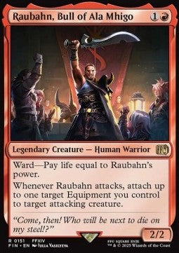 Raubahn, Bull of Ala Mhigo - Magic: The Gathering - FINAL FANTASY (Rare) [FIN-151] Main image