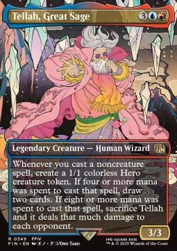 Tellah, Great Sage (V.1) - Magic: The Gathering - FINAL FANTASY: Extras (Rare) [XFIN-349] Hauptbild