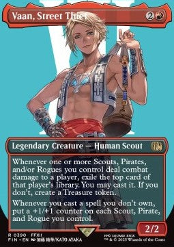 Vaan, Street Thief (V.1) - Magic: The Gathering - FINAL FANTASY: Extras (Rare) [XFIN-390] Immagine principale del prodotto