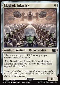 Magitek Infantry - Magic: The Gathering - FINAL FANTASY (Common) [FIN-25] Hover Image