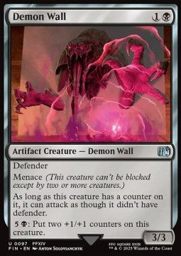 Demon Wall - Magic: The Gathering - FINAL FANTASY (Uncommon) [FIN-97] Hover Image