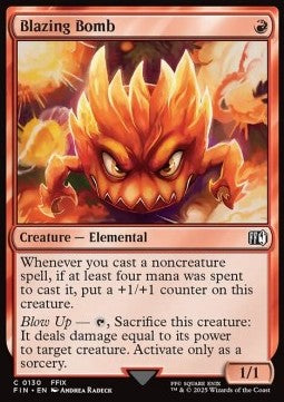 Blazing Bomb - Magic: The Gathering - FINAL FANTASY (Common) [FIN-130] Hover Image