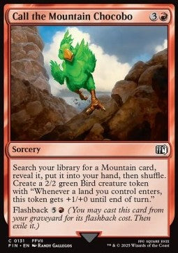 Call the Mountain Chocobo - Magic: The Gathering - FINAL FANTASY (Common) [FIN-131] Hauptbild