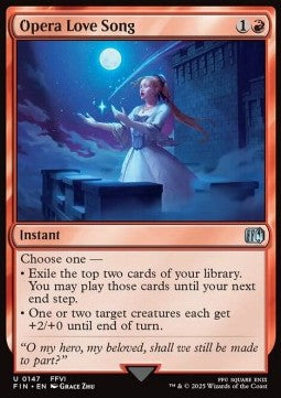 Opera Love Song - Magic: The Gathering - FINAL FANTASY (Uncommon) [FIN-147] Hover Image