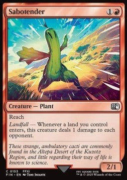 Sabotender - Magic: The Gathering - FINAL FANTASY (Common) [FIN-153] Hauptbild