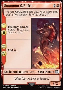 Summon: G.F. Ifrit - Magic: The Gathering - FINAL FANTASY (Common) [FIN-163] Hover Image