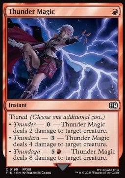 Thunder Magic - Magic: The Gathering - FINAL FANTASY (Common) [FIN-165] Hauptbild