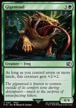 Gigantoad - Magic: The Gathering - FINAL FANTASY (Common) [FIN-187] Hover Image