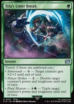 Tifa's Limit Break - Magic: The Gathering - FINAL FANTASY (Uncommon) [FIN-207] Hover Image