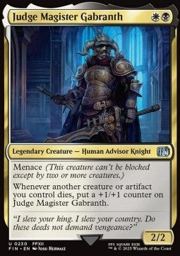 Judge Magister Gabranth - Magic: The Gathering - FINAL FANTASY (Uncommon) [FIN-230] Hover Image