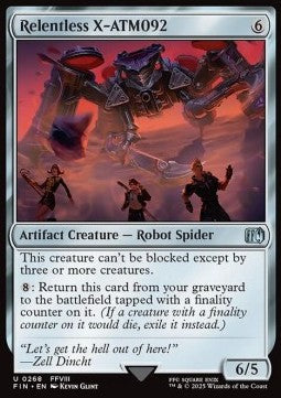 Relentless X-ATM092 - Magic: The Gathering - FINAL FANTASY (Uncommon) [FIN-268] Hover Image