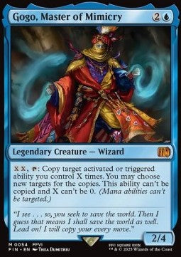 Gogo, Master of Mimicry - Magic: The Gathering - FINAL FANTASY (Mythic) [FIN-54] Hover Image