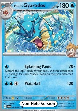 Misty's Gyarados - Destined Rivals: Additionals (Rare) [xDRI-049] Hover Image