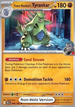 Team Rocket's Tyranitar - Destined Rivals: Additionals (Rare) [xDRI-096] Hover Image