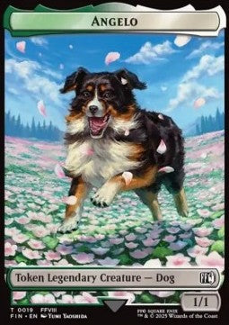 Angelo Token (GW 1/1) // Darkstar Token (WB 2/2) - Magic: The Gathering - FINAL FANTASY: Tokens (Token) [TFIN-T 19/20] Hover Image