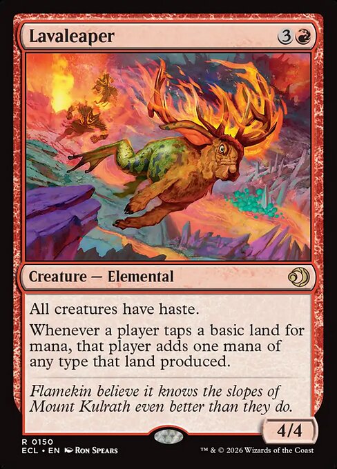 Lavaleaper – Lorwyn Eclipsed (ECL-150) Magic: The Gathering card