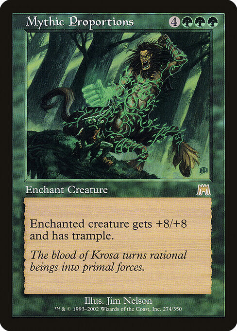 Mythic Proportions – Onslaught (ONS-274) Magic: The Gathering card