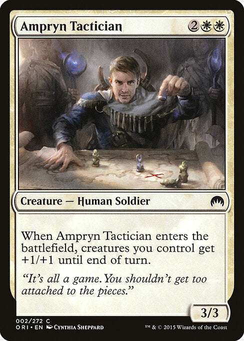 Ampryn Tactician – Magic Origins (ORI-2) Magic: The Gathering card Image principale du produit