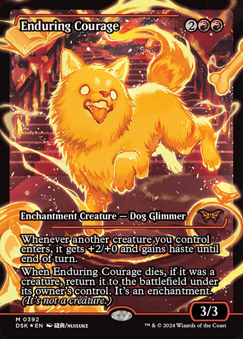 Enduring Courage – Duskmourn: House of Horror (DSK-392) Magic: The Gathering card | LC-REM-20260804-15151600566604-82c7fa72-3c5f-49db-95f0-9a1c5d404651 Hauptbild
