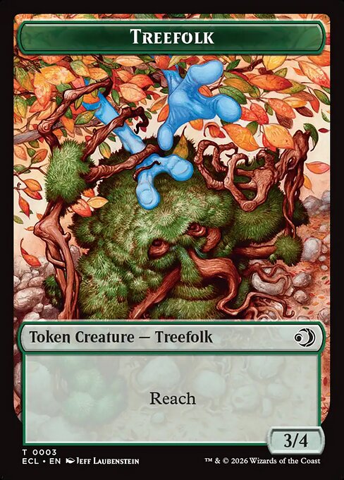 Treefolk – Lorwyn Eclipsed Tokens (TECL-3) Magic: The Gathering card | LC-REM-20260804-15544031740236-82e01706-ab45-4e52-9ee1-7070567234fd