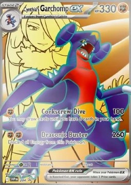 Cynthia's Garchomp ex - SV Black Star Promos (Promo) [SVP-204] Main image