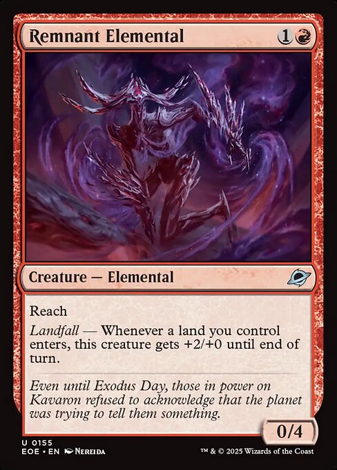 Remnant Elemental – Edge of Eternities (EOE-155) Magic: The Gathering card | LC-REM-20260804-15523471688012-830d5532-3b24-470e-912f-f0f5df1cb530