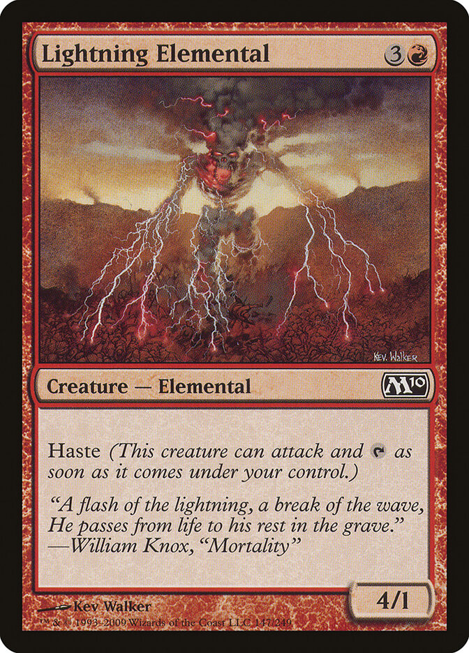 Lightning Elemental - Magic 2010 (Common) [M10-147] Hauptbild