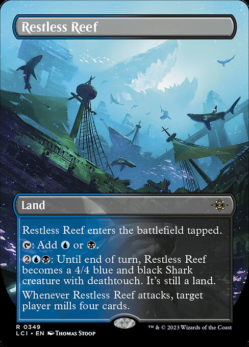Restless Reef – The Lost Caverns of Ixalan (LCI-349) Magic: The Gathering card | LC-REM-20260804-15393086636364-8315e121-cf10-4442-91c0-036ca5bbc652