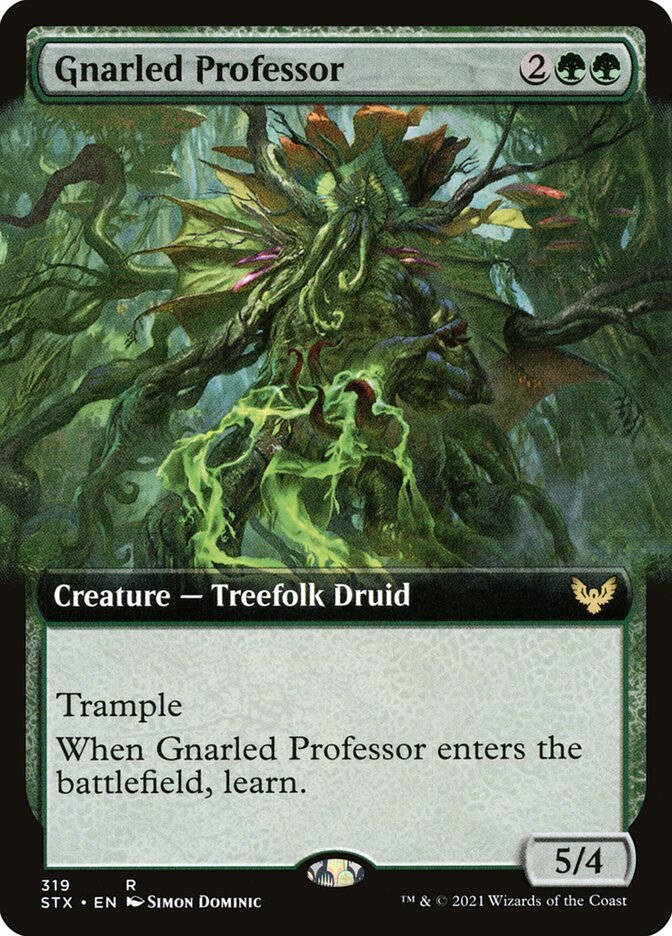 Magic-kaart Gnarled Professor STX-319 uit Strixhaven: School of Mages (Rare) Hoofdafbeelding