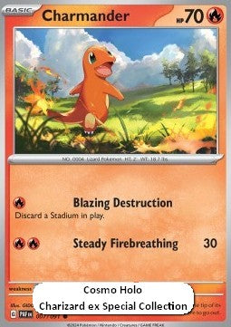 Charmander - Paldean Fates (Promo) [PAF-007] Hoofdafbeelding