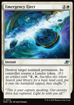 Emergency Eject - Edge of Eternities (Uncommon) [EOE-14] Imagen principal del producto