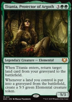 Titania, Protector of Argoth - Commander: Edge of Eternities (Mythic) [EOC-111] Imagen principal del producto