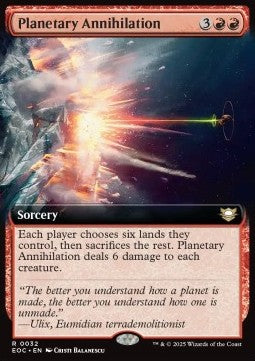 Planetary Annihilation - Commander: Edge of Eternities: Extras (Rare) [XEOC-32] Immagine principale del prodotto