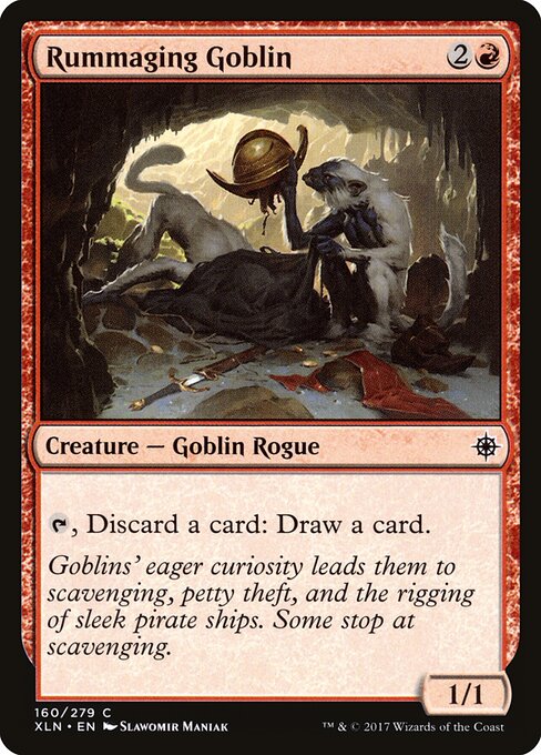 Rummaging Goblin – Ixalan (XLN-160) Magic: The Gathering card