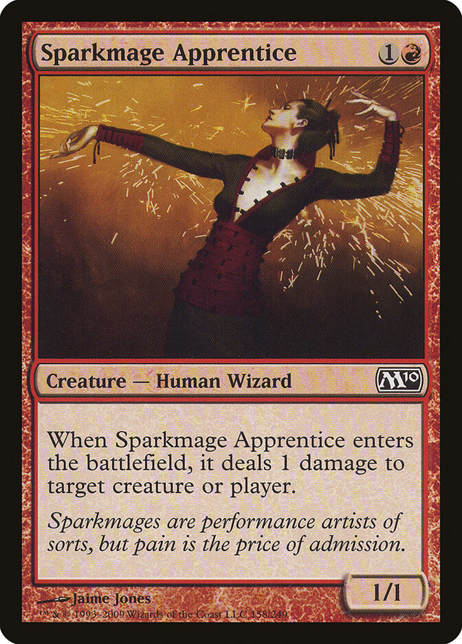 Sparkmage Apprentice - Magic 2010 (Common) [M10-158]