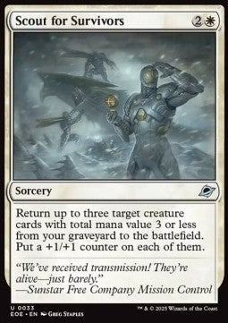 Scout for Survivors - Edge of Eternities (Uncommon) [EOE-33] Imagen principal del producto