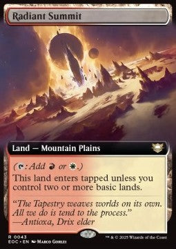 Radiant Summit - Commander: Edge of Eternities: Extras (Rare) [XEOC-43] Immagine principale del prodotto