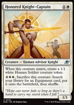 Honored Knight-Captain - Edge of Eternities (Uncommon) [EOE-22] Imagen principal del producto