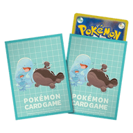 Pokémon sleeves met Quagsire en Clodsire uit Two of a Kind, Japans pak van 64 sleeves