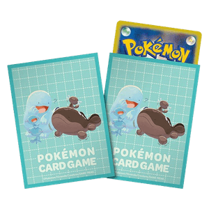Pokémon sleeves met Quagsire en Clodsire uit Two of a Kind, Japans pak van 64 sleeves