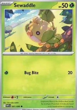 Sewaddle - White Flare (Common) [WHT-001] Hover Image