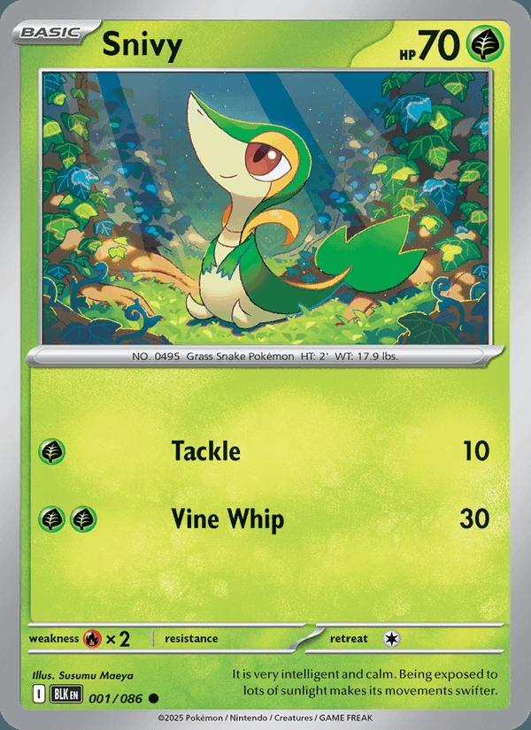Snivy - Black Bolt (Common) [BLK-001] Hauptbild